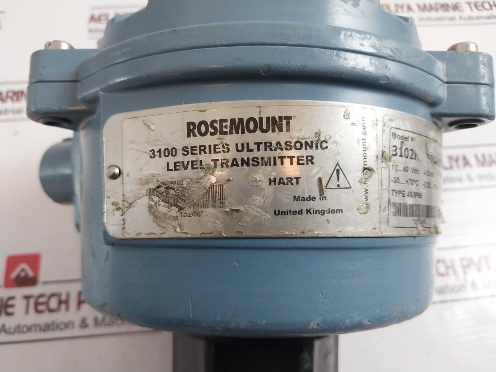 Rosemount 3102Ha1Frcnaq4St 3100 Series Ultrasonic Level Transmitter