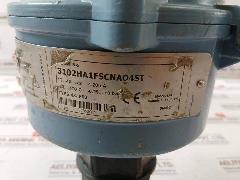 Rosemount 3102Ha1Fscnao4St 3100 Series Ultrasonic Level Transmitter 4X/Ip66