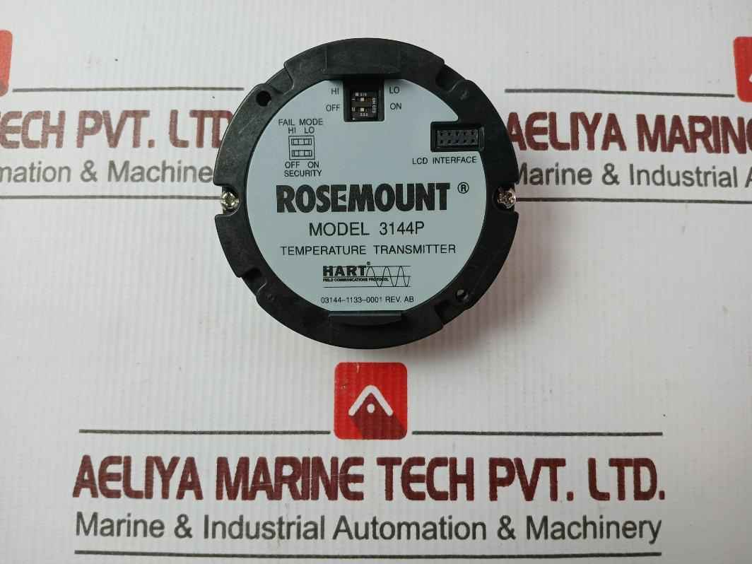 Rosemount 3144P Hart Field Communication Temperature Transmitter Rev.Ab