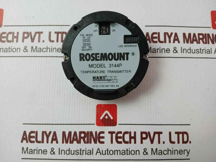 Rosemount 3144P Hart Field Communication Temperature Transmitter Rev.Ab