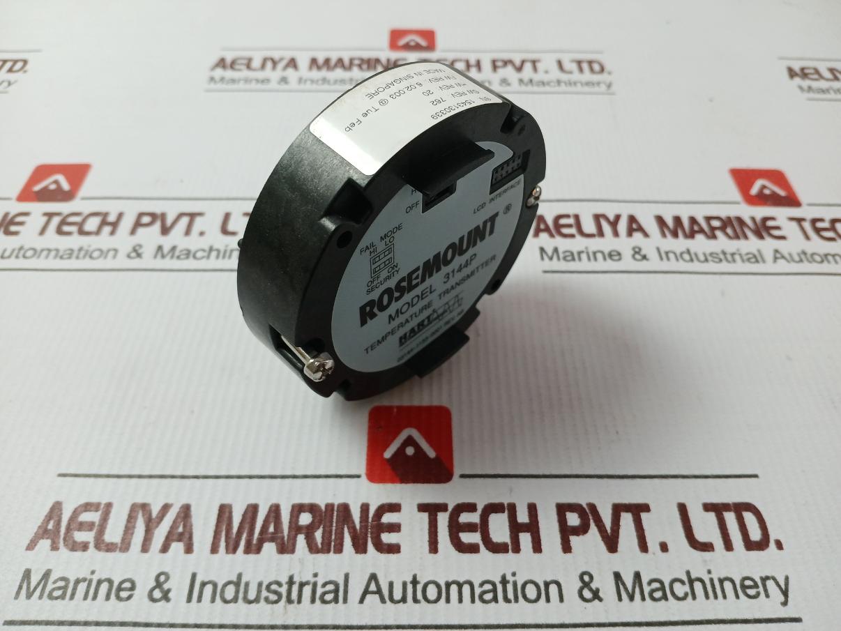 Rosemount 3144P Hart Field Communication Temperature Transmitter Rev.Ab