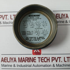 Rosemount 3144P Temperature Transmitter 12.0-42.4 Vdc Ip66 4-20Ma D1A1I5B4M5Q4