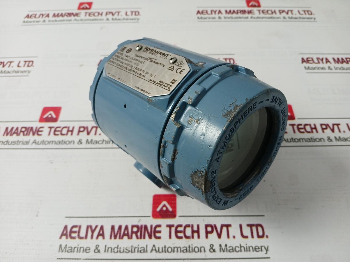 Rosemount 3144P Temperature Transmitter 3144Pd2A1Nab4M5Q4 Rev: Af 12.0-42.4 Vdc