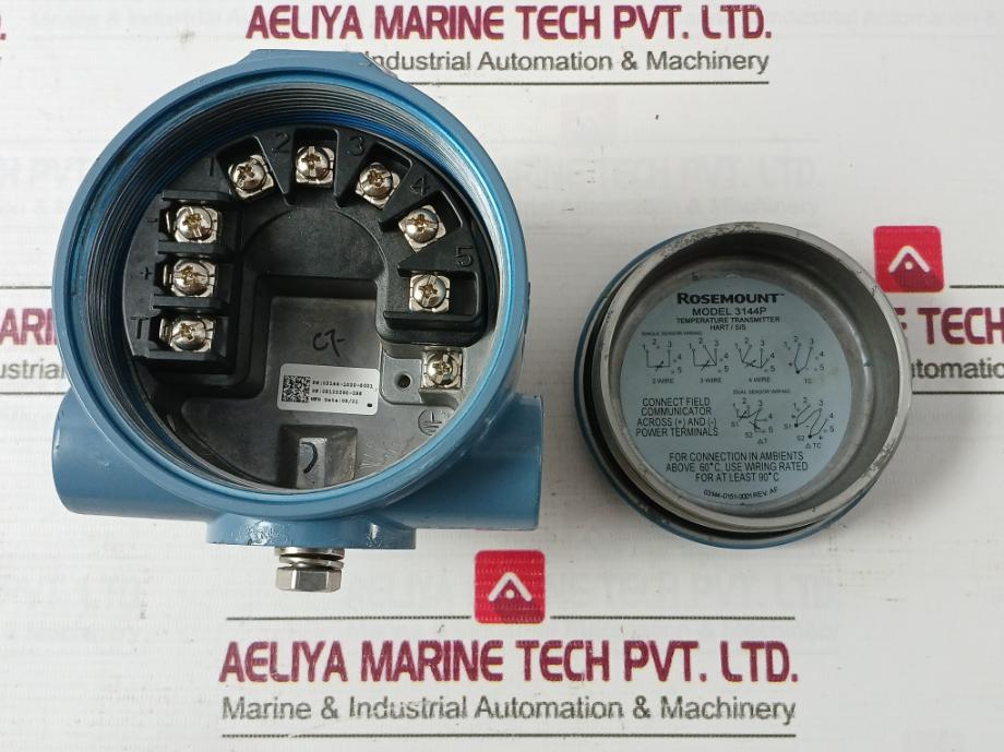 Rosemount 3144P Temperature Transmitter 3144Pd2A1Nab4M5Q4 Rev: Af 12.0-42.4 Vdc