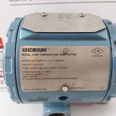Rosemount 3144P Temperature Transmitter 4-20Ma Ip68 12.0-42.4 Vdc