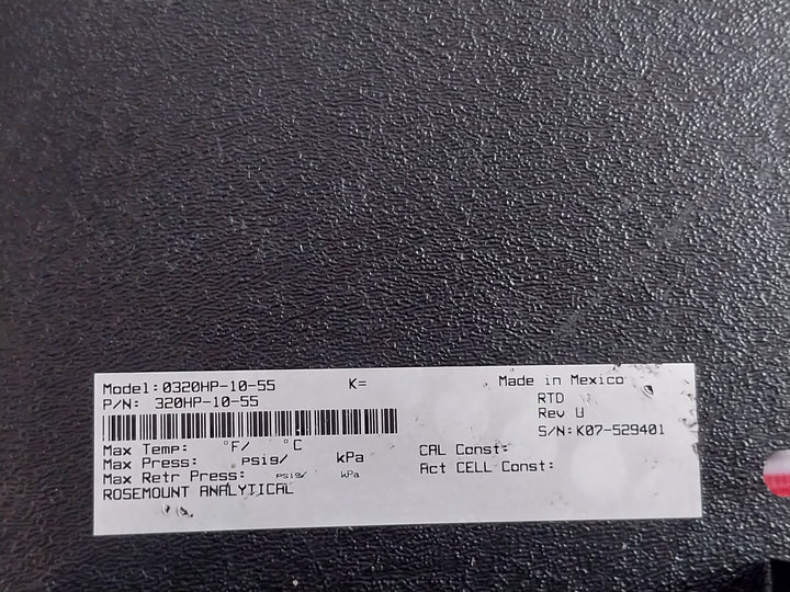 Rosemount 320Hp-10-55 High Purity Ph Sensor