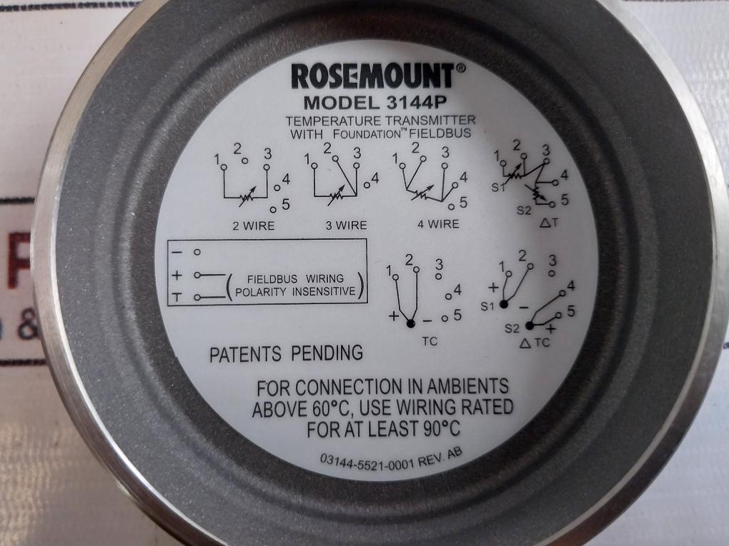 ROSEMOUNT 33144PD5F1I1M5C4Q4 Temperature Transmitter 3144p