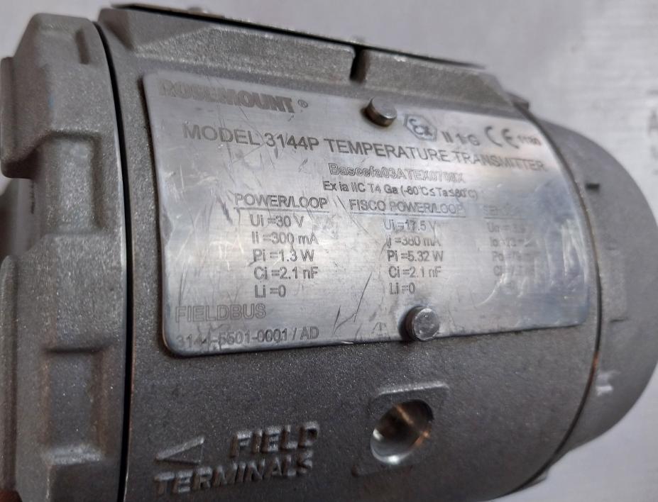 ROSEMOUNT 33144PD5F1I1M5C4Q4 Temperature Transmitter 3144p