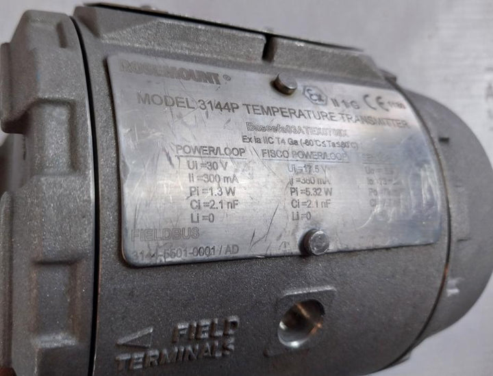 ROSEMOUNT 33144PD5F1I1M5C4Q4 Temperature Transmitter 3144p
