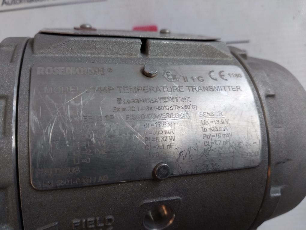 ROSEMOUNT 33144PD5F1I1M5C4Q4 Temperature Transmitter 3144p