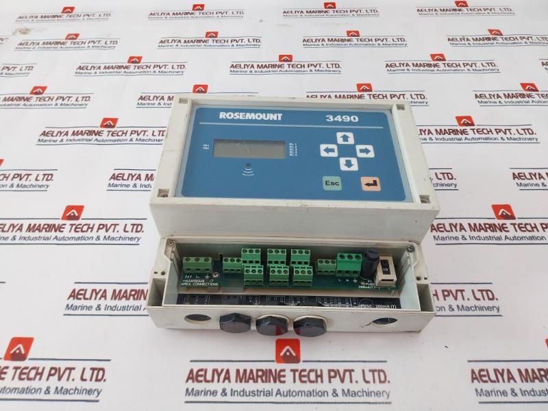 Rosemount 3490 Series Level Controller Panel 115/230v 50-60hz 18va