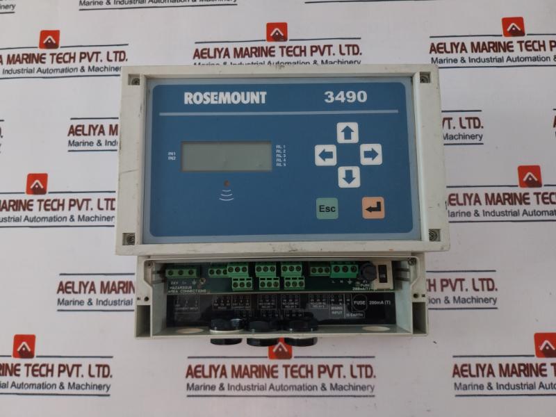 Rosemount 3490 Series Level Controller Panel 115/230v 50-60hz 18va