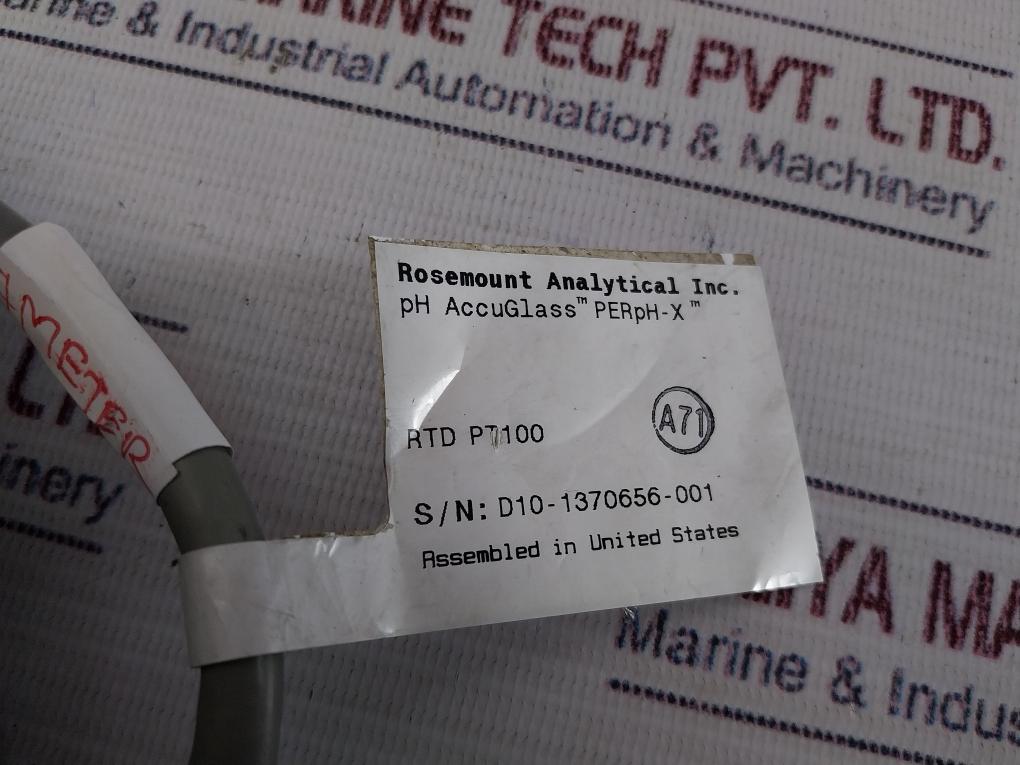Rosemount 3500P-HT-01-10-21-30 PERPH-X RTD PT100 Sensor