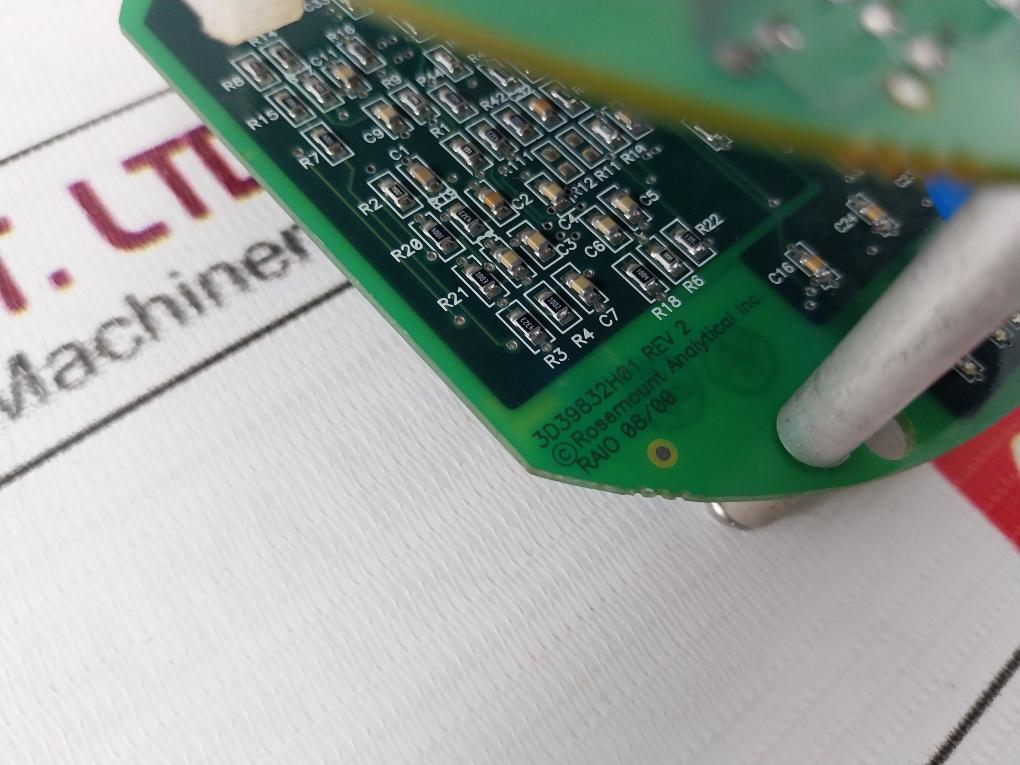 Rosemount 3D39828H01 Pcb For Transmitter Rev 2 94V-0 E204460