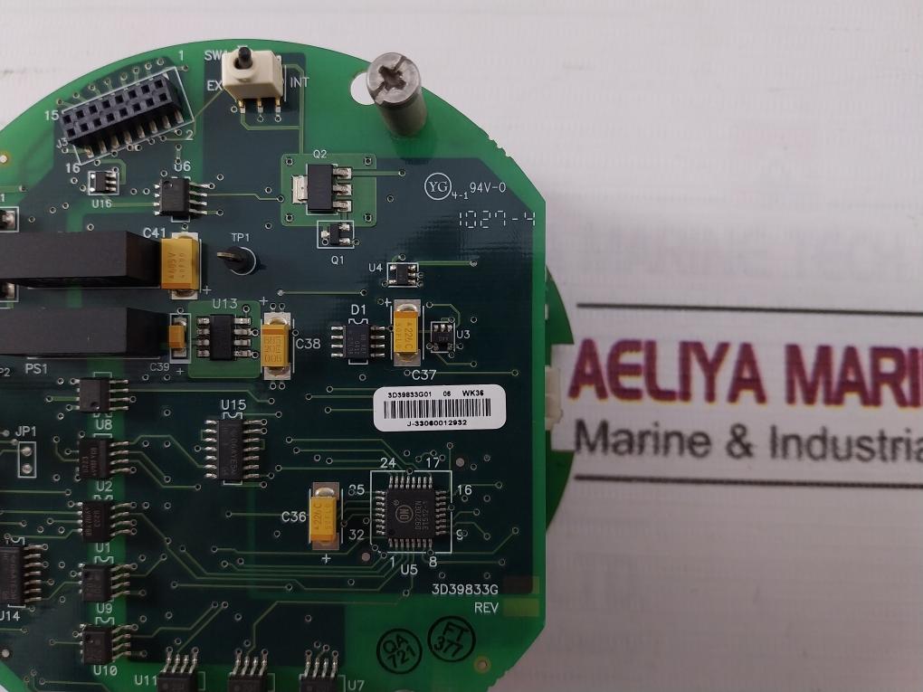 Rosemount 3D39828H01 Pcb For Transmitter Rev 2 94V-0 E204460