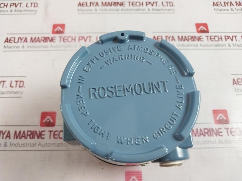 Rosemount 444Rl1U1A2E5 Temperature Transmitter Rev:F 45Vdc 4-20Ma 0-75C