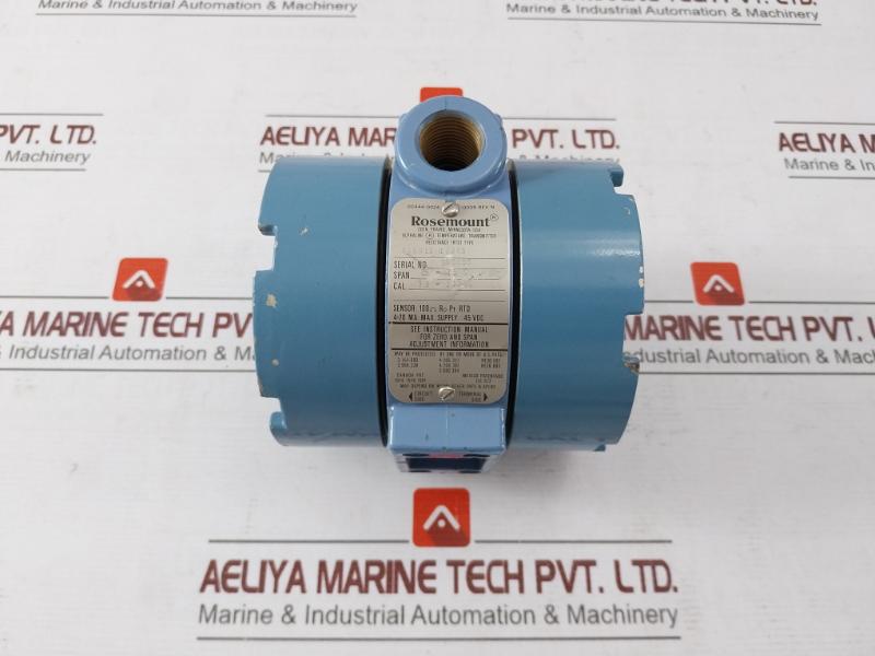 Rosemount 444Rl1U1A2E5 Temperature Transmitter Rev: N 4-20Ma 45Vdc