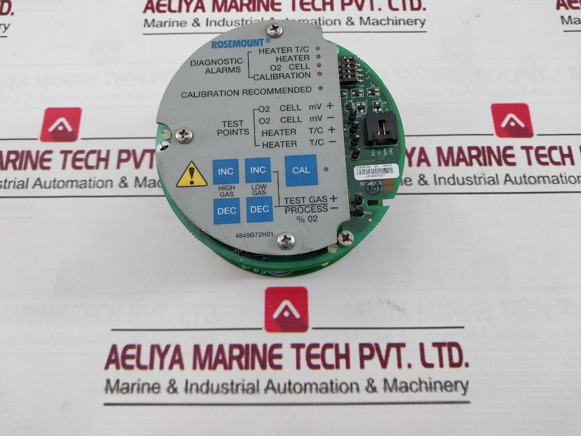 Rosemount 4849B72H01 Pcb Module For Oxygen Transmitter E204460 Csi Kybds Rev.3
