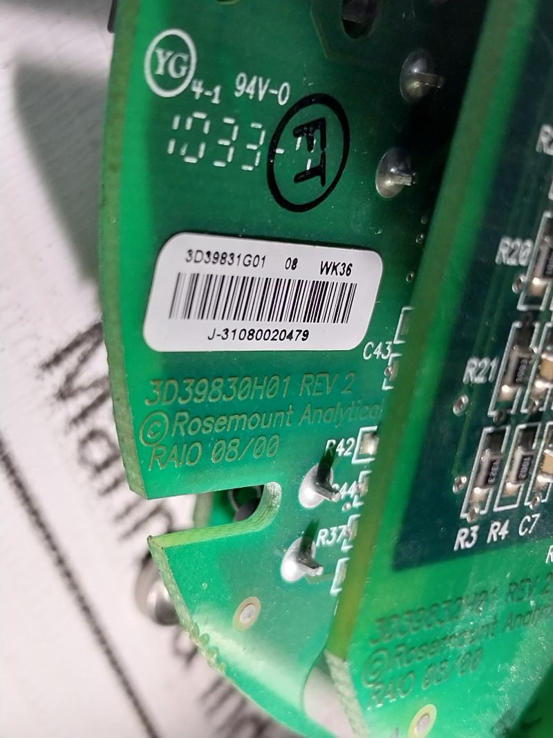 Rosemount 4849B72H01 Pcb Module For Oxygen Transmitter E204460 Csi Kybds Rev.3