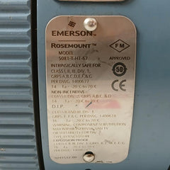 Rosemount 5081-t-ht-67 Two Wire Conductivity Transmitter 42.4 Vdc 4-20 Ma