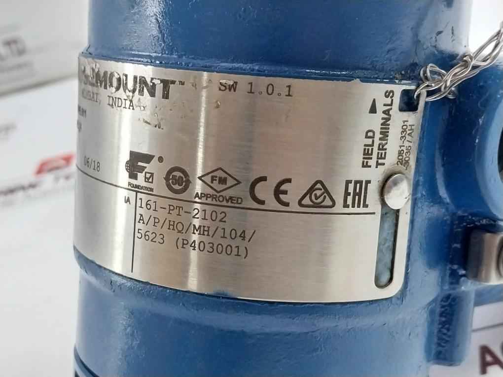 Rosemount 511 Output Foundation Fieldbus Pressure Transmitter 275Psi / 19.0 Bar