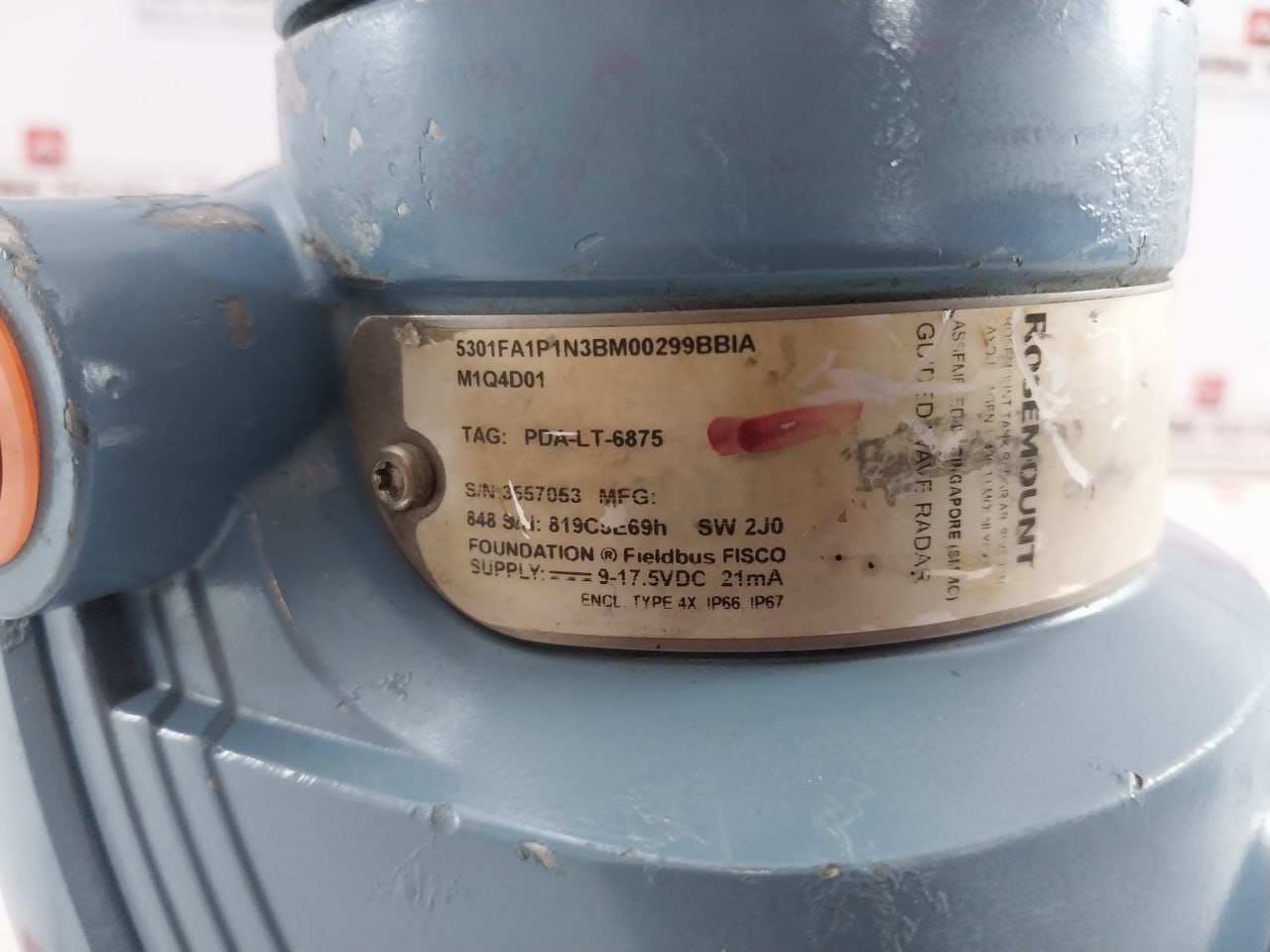 Rosemount 5301Fa1P1N3Bm00299Bbiam1Q4D01 Guided Wave Radar Level Transmitter Ip66