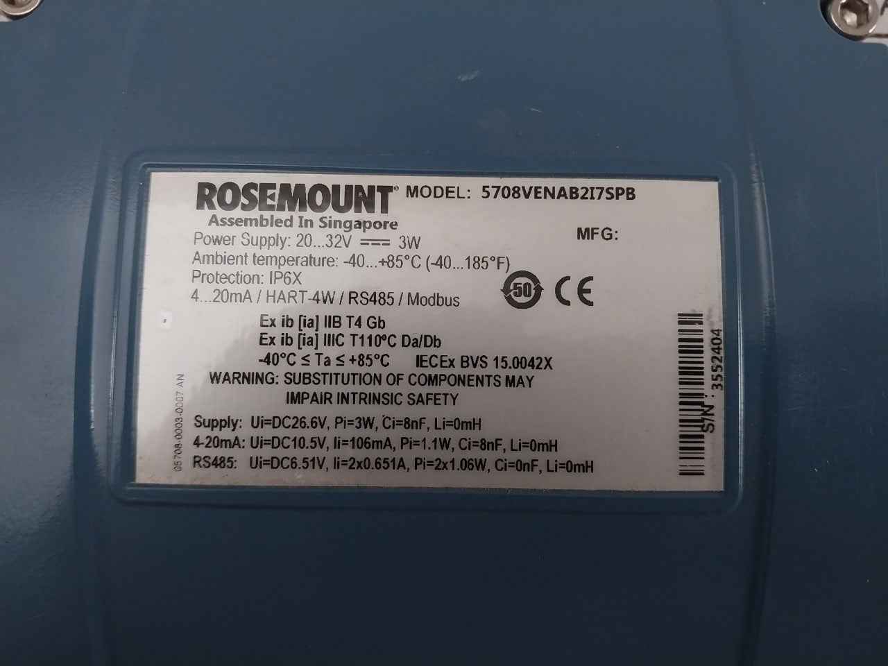 Rosemount 5708venab2i7spb 3d Solids Level Scanner Kit Rs-485 Cable Asm0000150