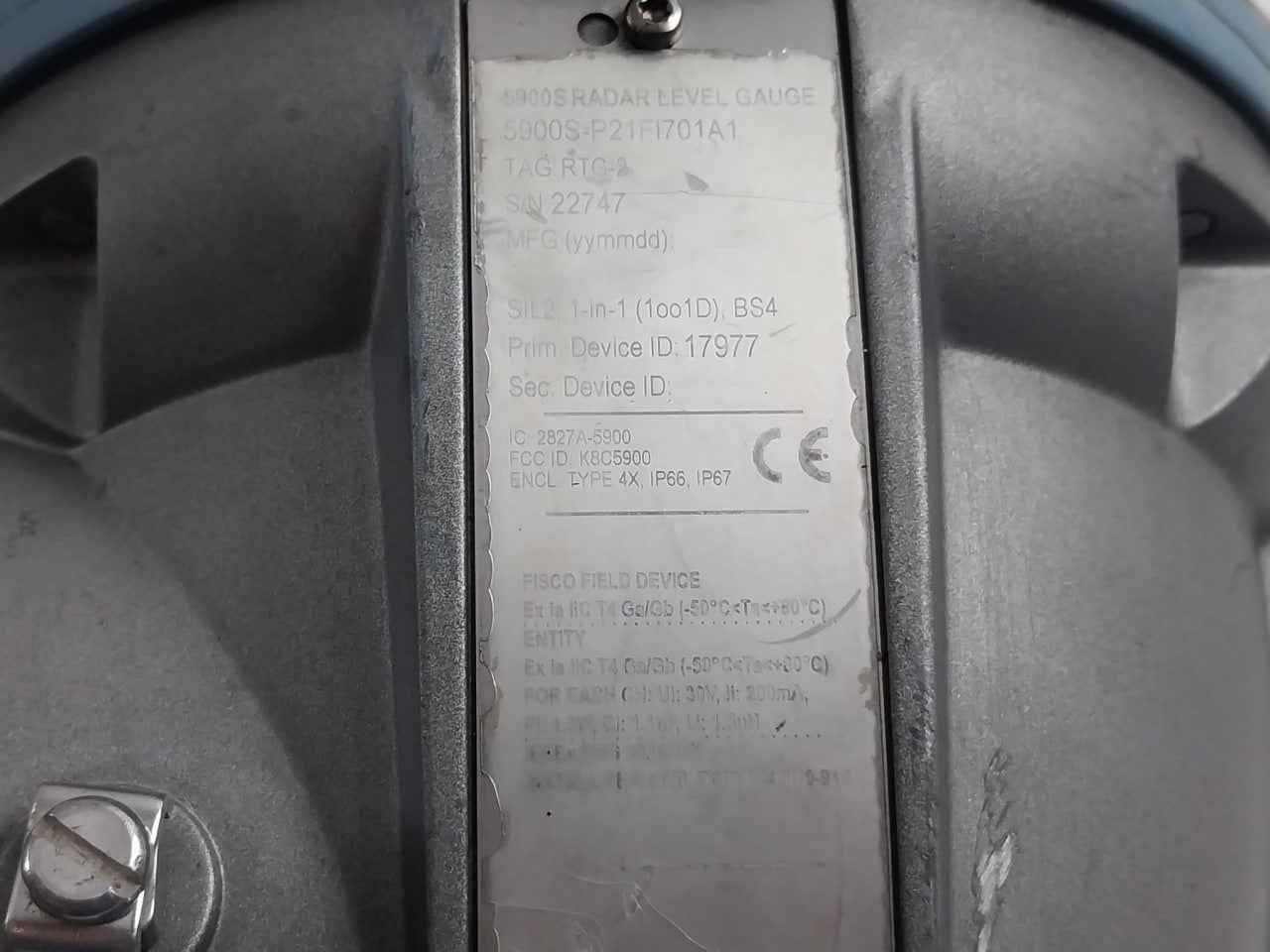 Rosemount 5900S-p21Fi701A1 5900S Radar Level Gauge 30V 300Ma