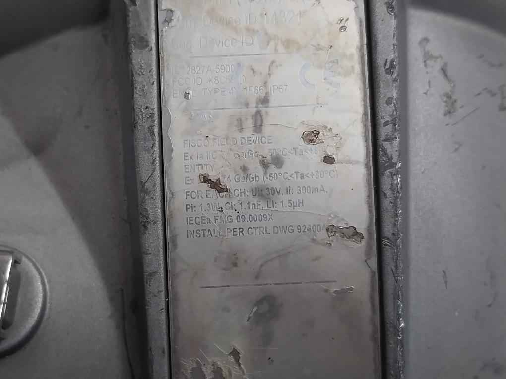 Rosemount 5900S-p21Fi701A1 5900 Series Radar Level Gauge Ip66, Ip67 30V 300Ma