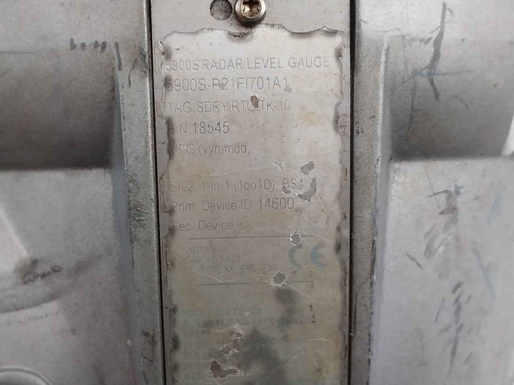 Rosemount 5900S-p21Fi701A1 Radar Level Gauge Ic 2827A-5900
