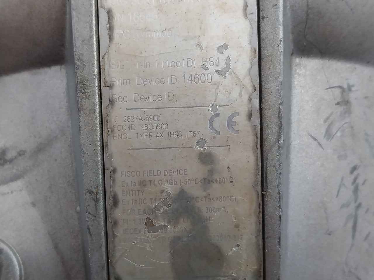 Rosemount 5900S-p21Fi701A1 Radar Level Gauge Ic 2827A-5900