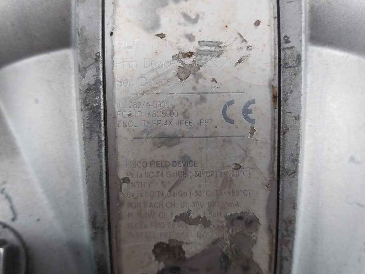 Rosemount 5900S-p21Fi701A1 Radar Level Gauge Ip66 Ip67 K8C5900 30V 300Ma 1.3W