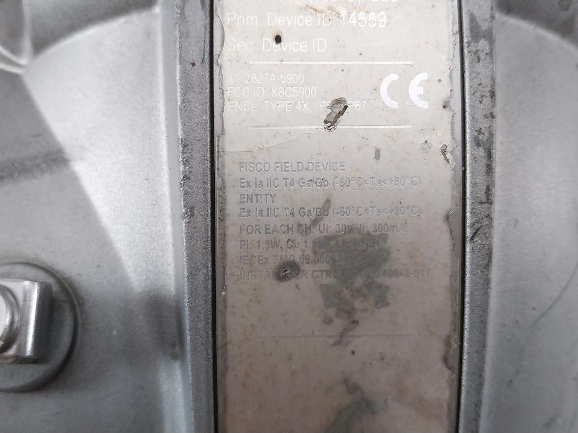 Rosemount 5900S-p21Fi701A1 Radar Level Gauge K8C5900 30V 300Ma 1.3W Ip66 Ip67