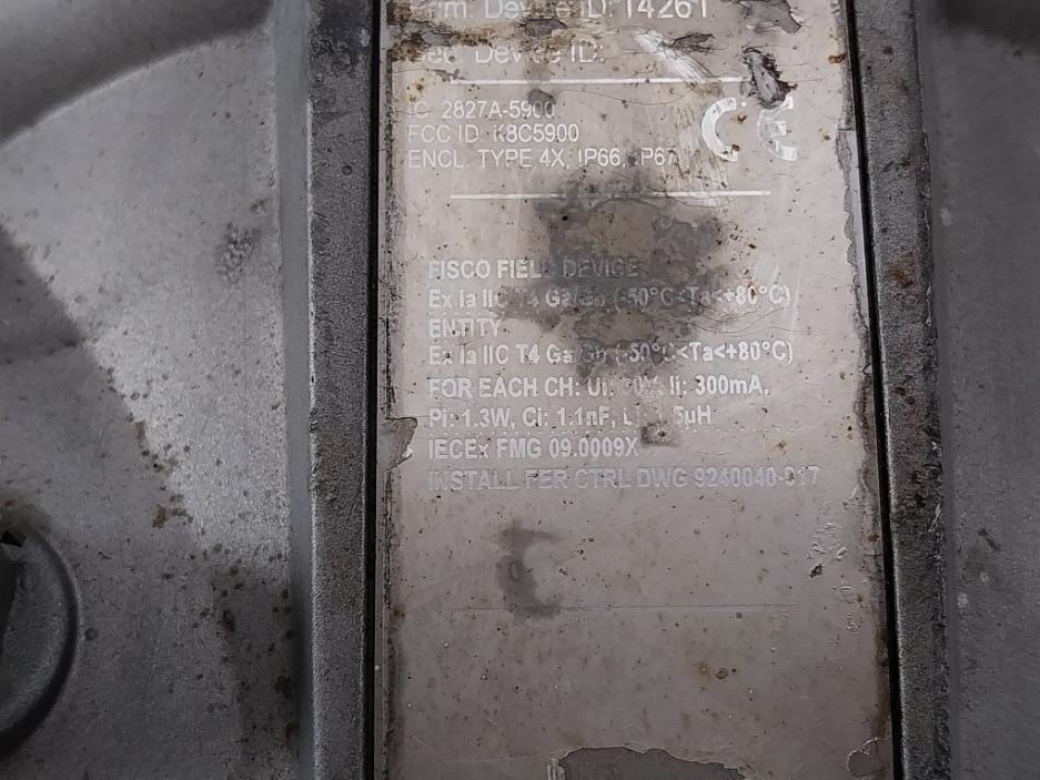 Rosemount 5900S-p21Fi701A1 Radar Level Gauge K8C5900 Ip66 Ip67 30V 300Ma 1.3W