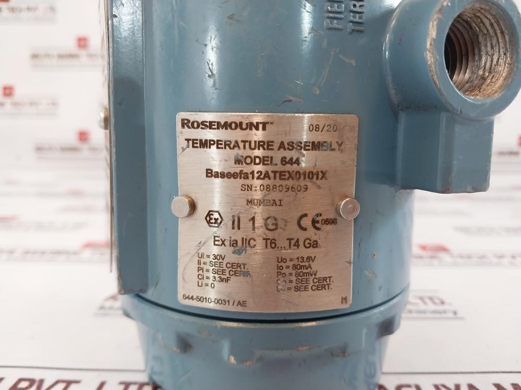 Rosemount 644Dai1D2B4M5Q4Dchr7 Pressure Transmitter