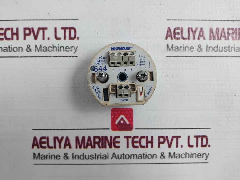 Rosemount 644Hai1J6M5Q4 Hart Temperature Transmitter Head 4-20Ma 12-42.4Vdc