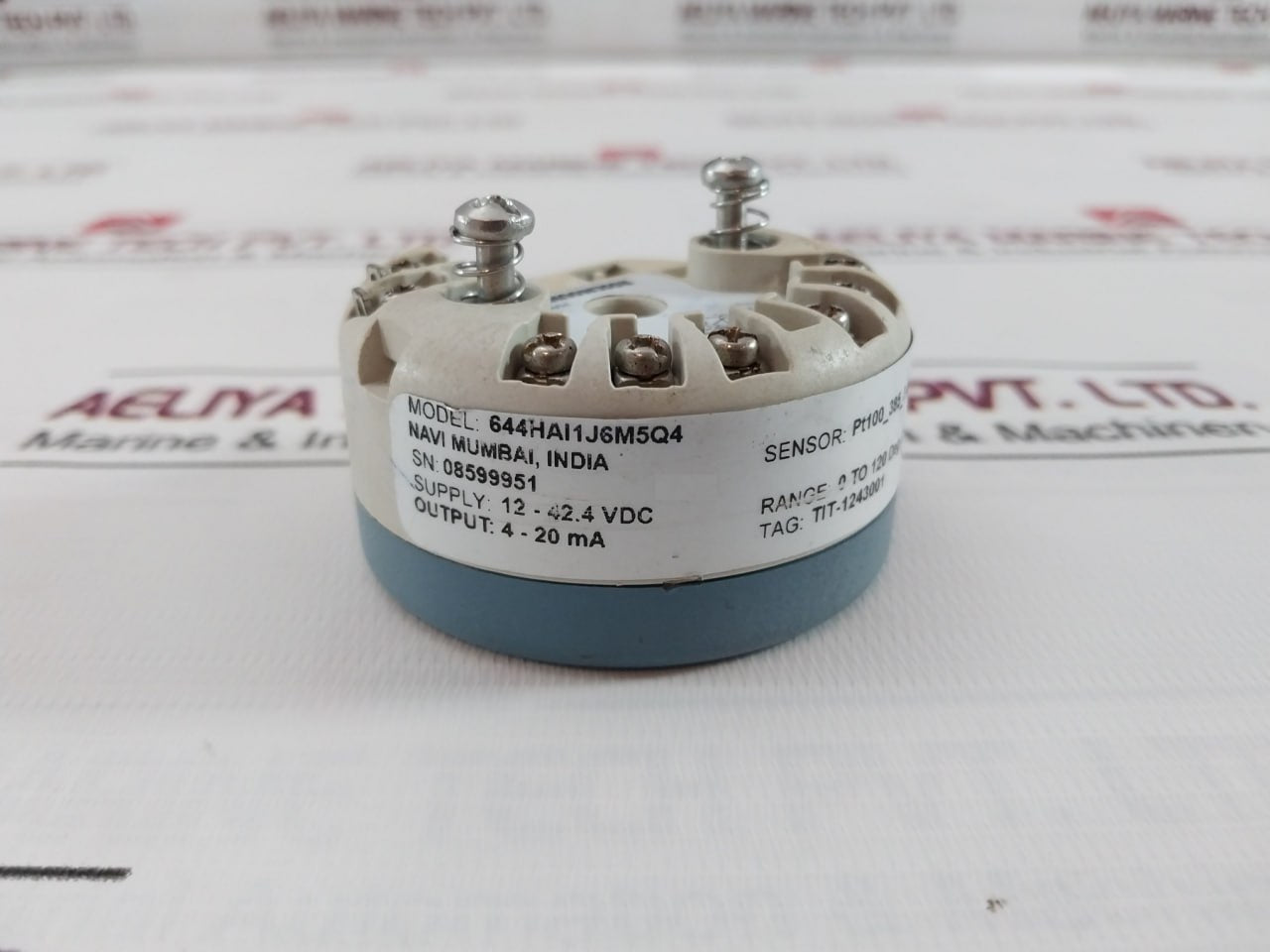 Rosemount 644Hai1J6M5Q4 Temperature Transmitter 12-42.4Vdc
