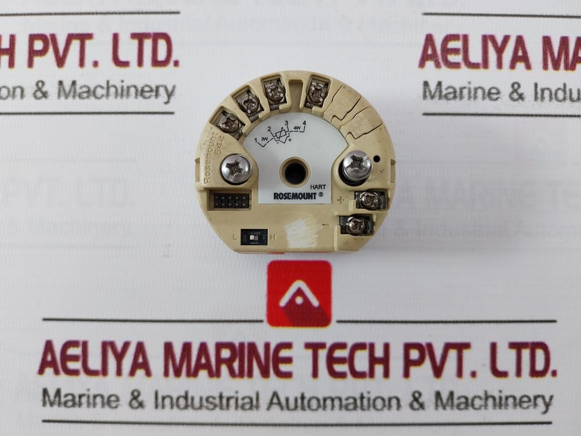 Rosemount 644Hak1J6M5Q4 Temperature Transmitter 00644-7600-0001 -50 To 150 Deg C