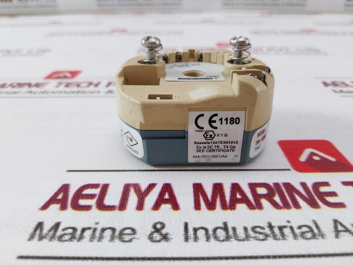 Rosemount 644Hak1J6M5Q4 Temperature Transmitter 00644-7600-0001 -50 To 150 Deg C