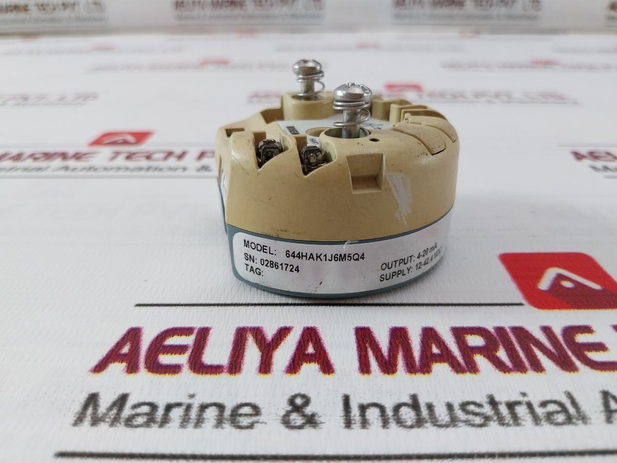 Rosemount 644Hak1J6M5Q4 Temperature Transmitter 00644-7600-0001 -50 To 150 Deg C