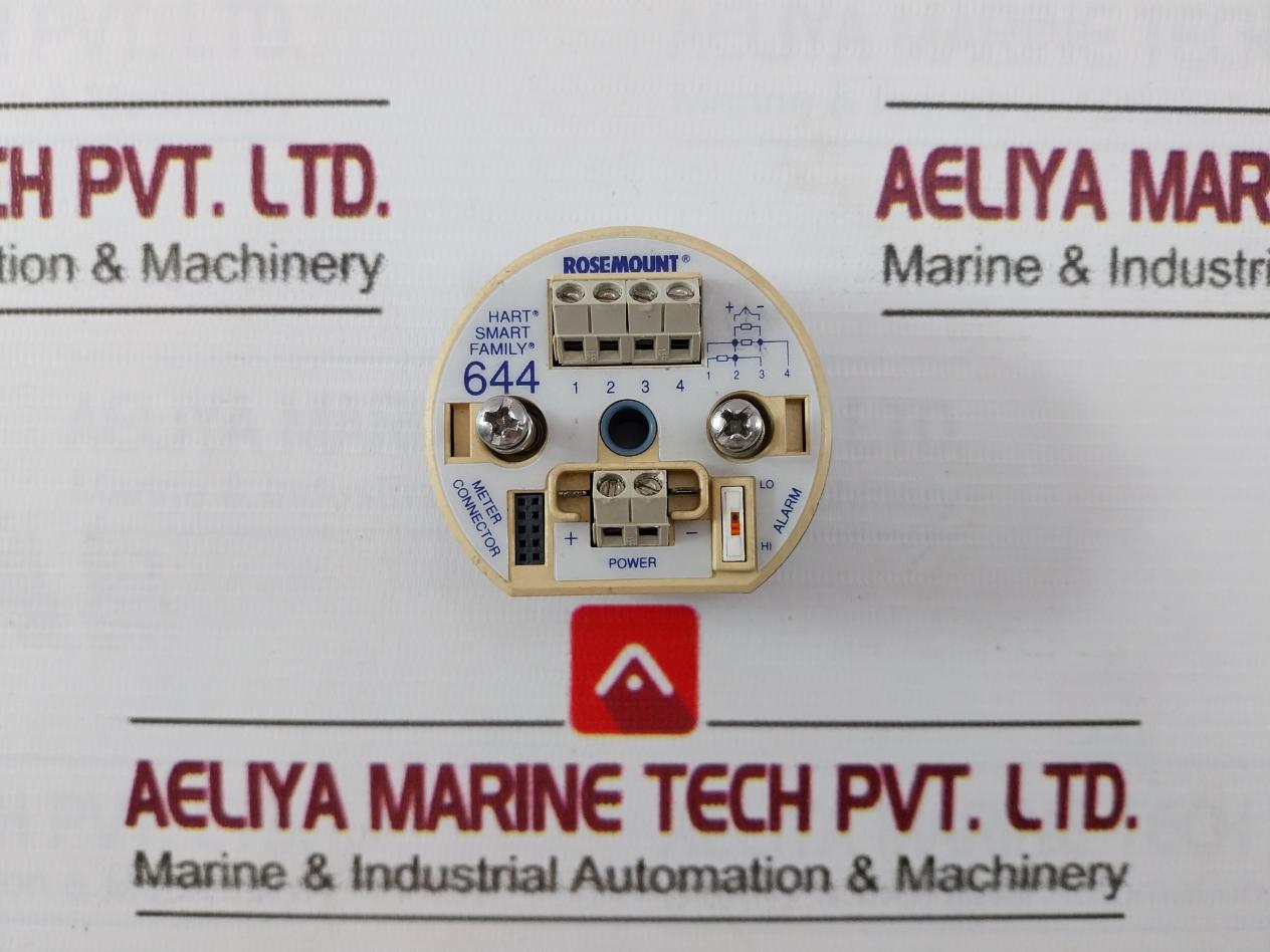 Rosemount 644Hak5J6M5C4Q4 Temperature Transmitter 00644-6402-2005