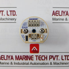 Rosemount 644Hak5J6M5C4Q4 Temperature Transmitter 00644-6402-2005