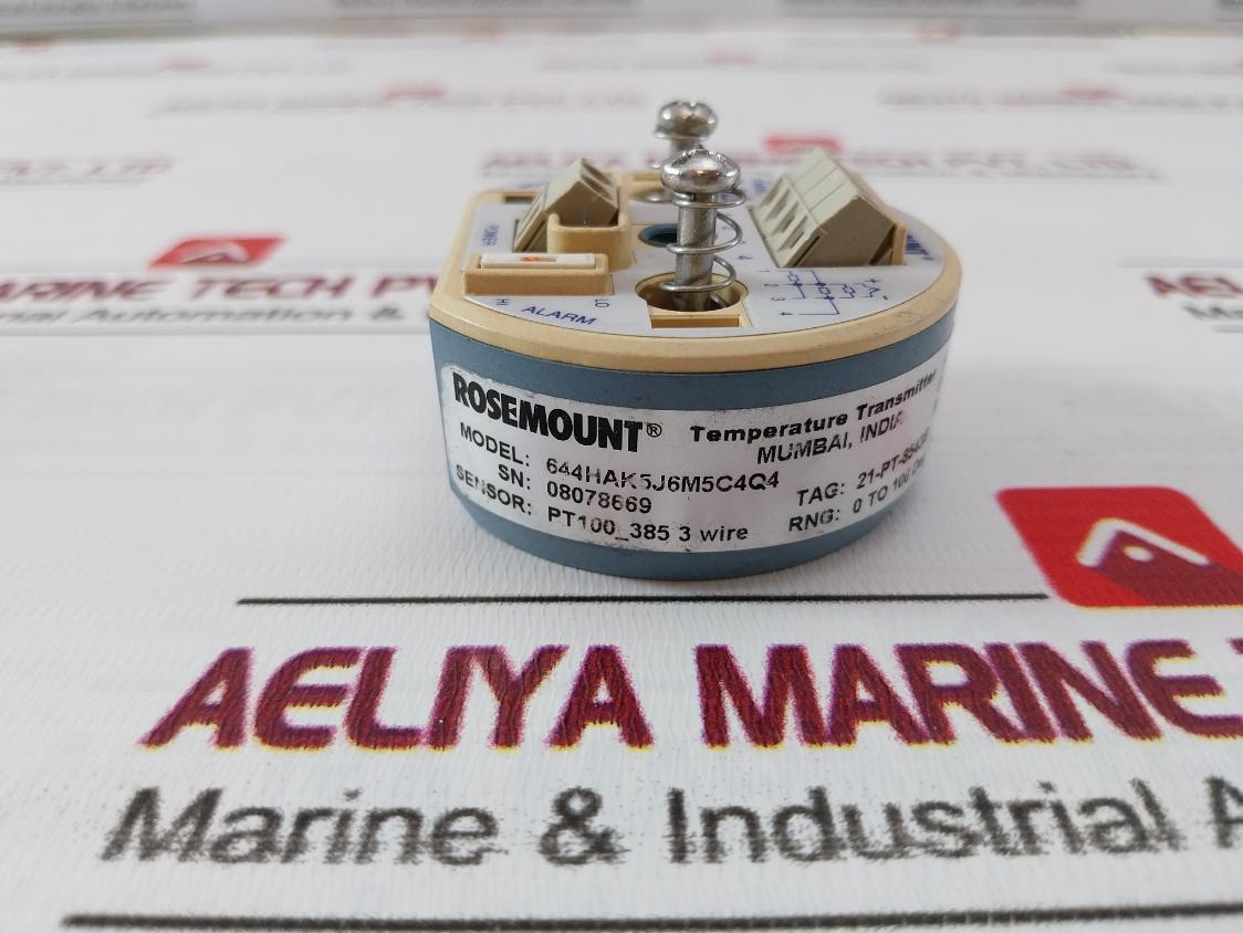 Rosemount 644Hak5J6M5C4Q4 Temperature Transmitter 00644-6402-2005