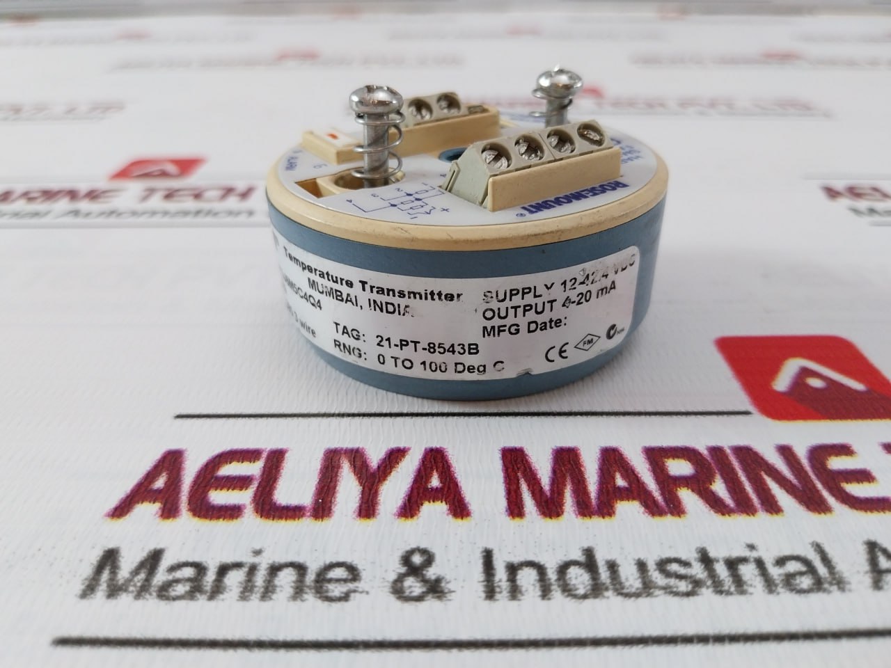 Rosemount 644Hak5J6M5C4Q4 Temperature Transmitter 00644-6402-2005