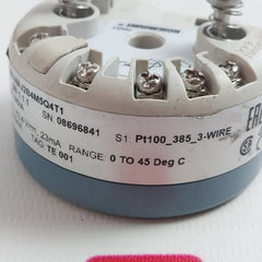 Rosemount 644Hanaj2B4M5Q4T1 Temperature Transmitter 12-42.4V 23Ma 0 To 45 Deg C