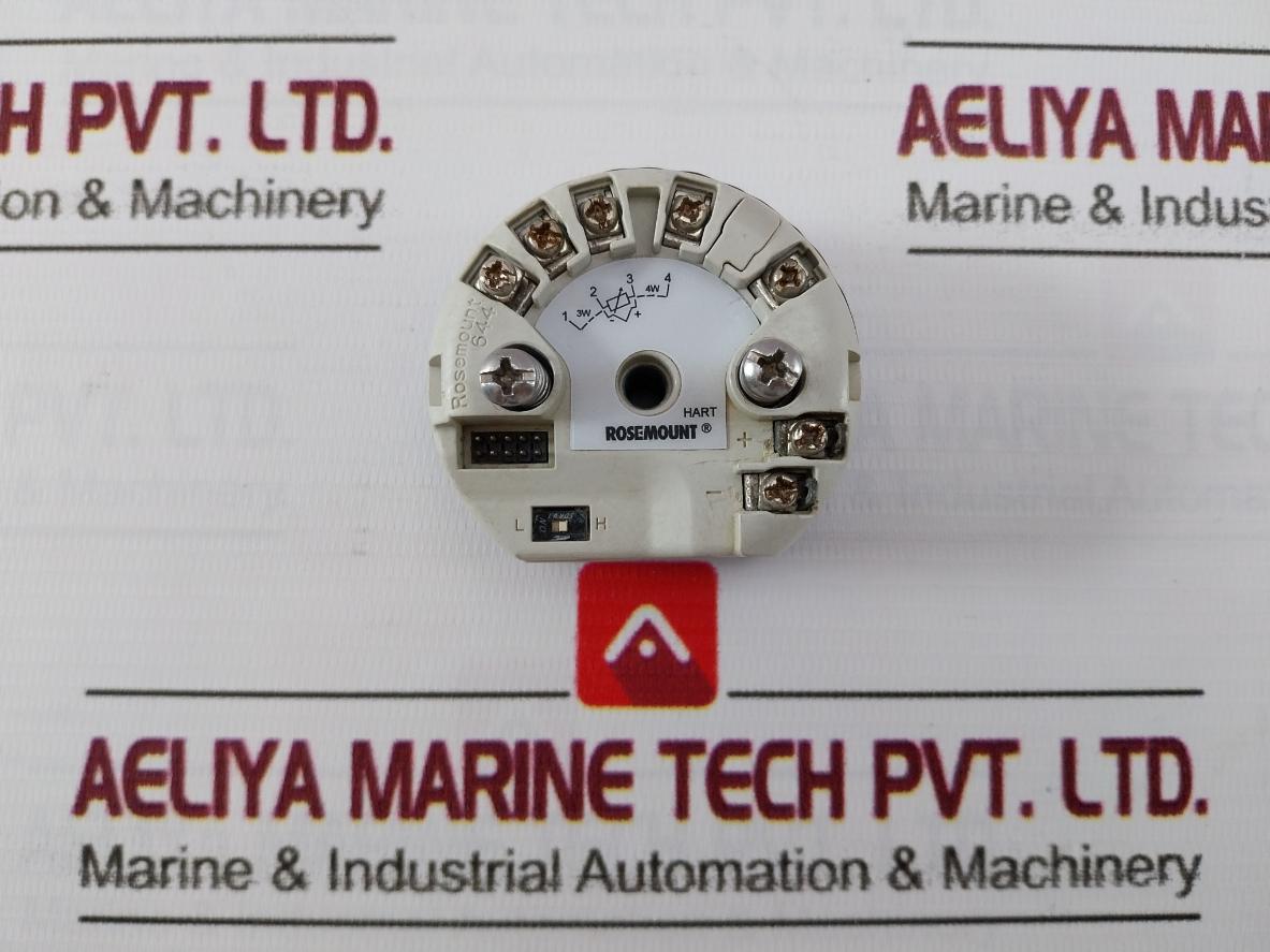 Rosemount 644Hanaj6M5C4Q4 Temperature Transmitter 00644-7600-0004 12-42.4V 23Ma
