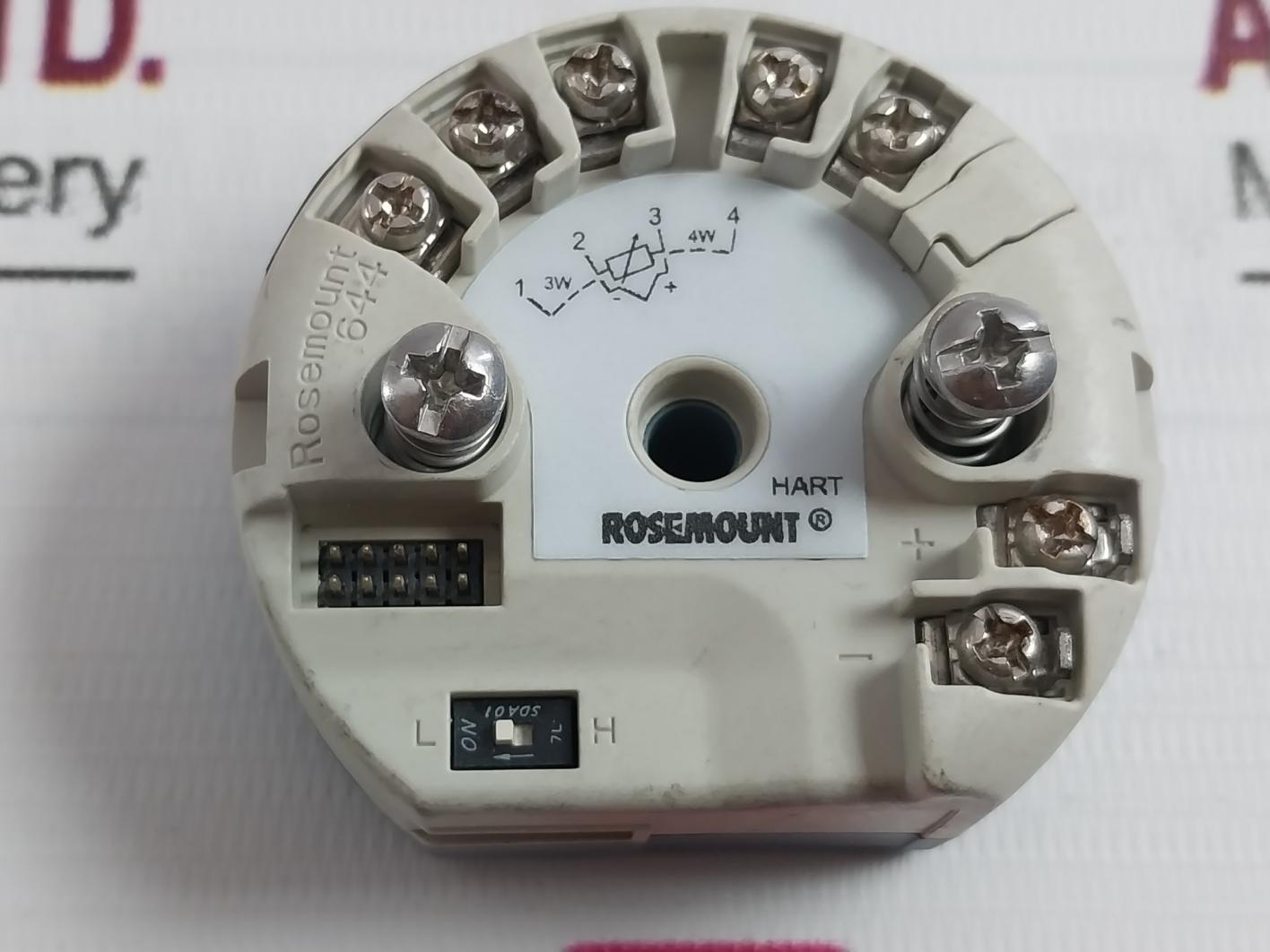 Rosemount 644Hanaj6M5C4Q4 Temperature Transmitter 12-42.4 Vdc