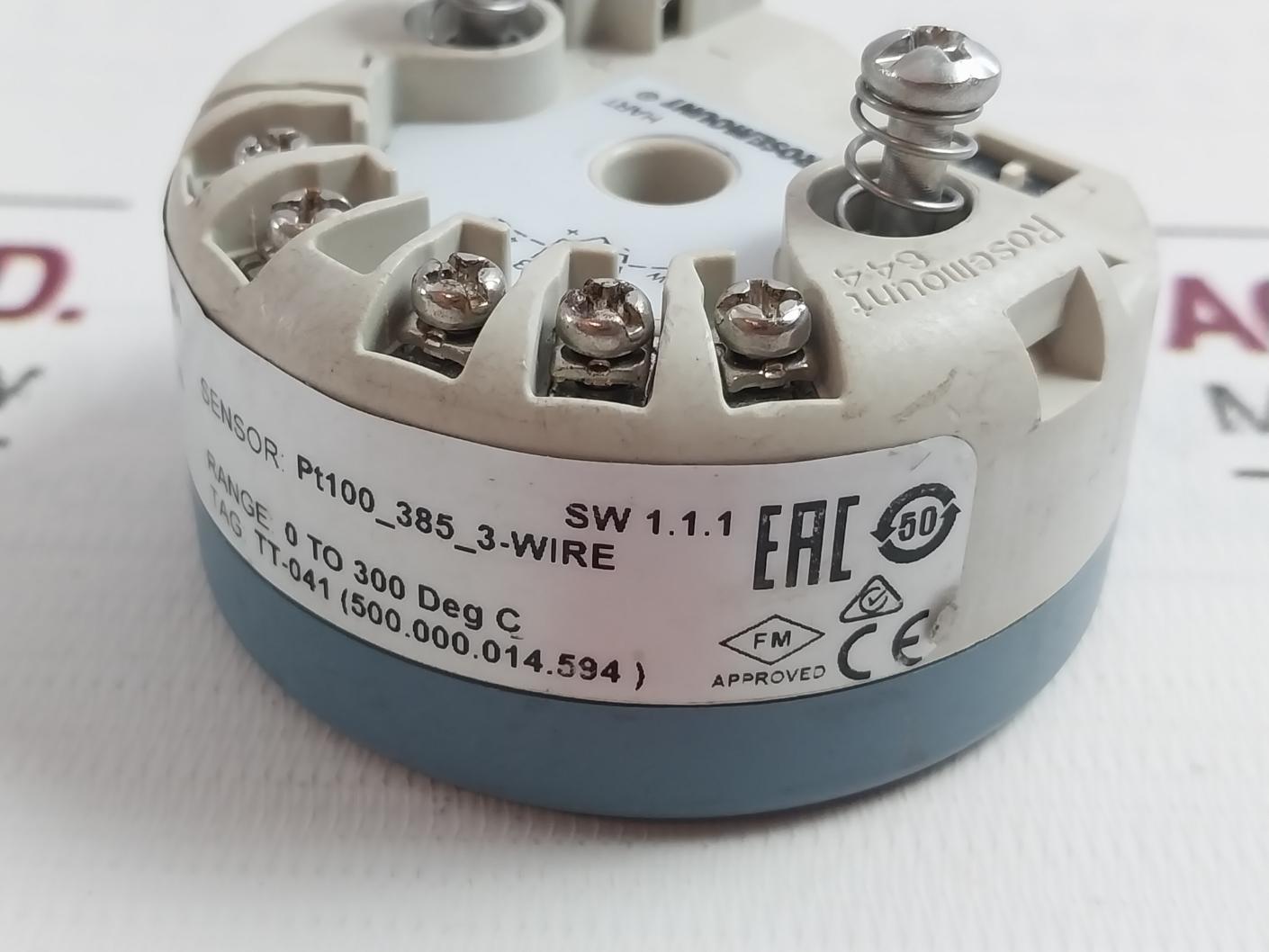 Rosemount 644Hanaj6M5C4Q4 Temperature Transmitter 12-42.4 Vdc