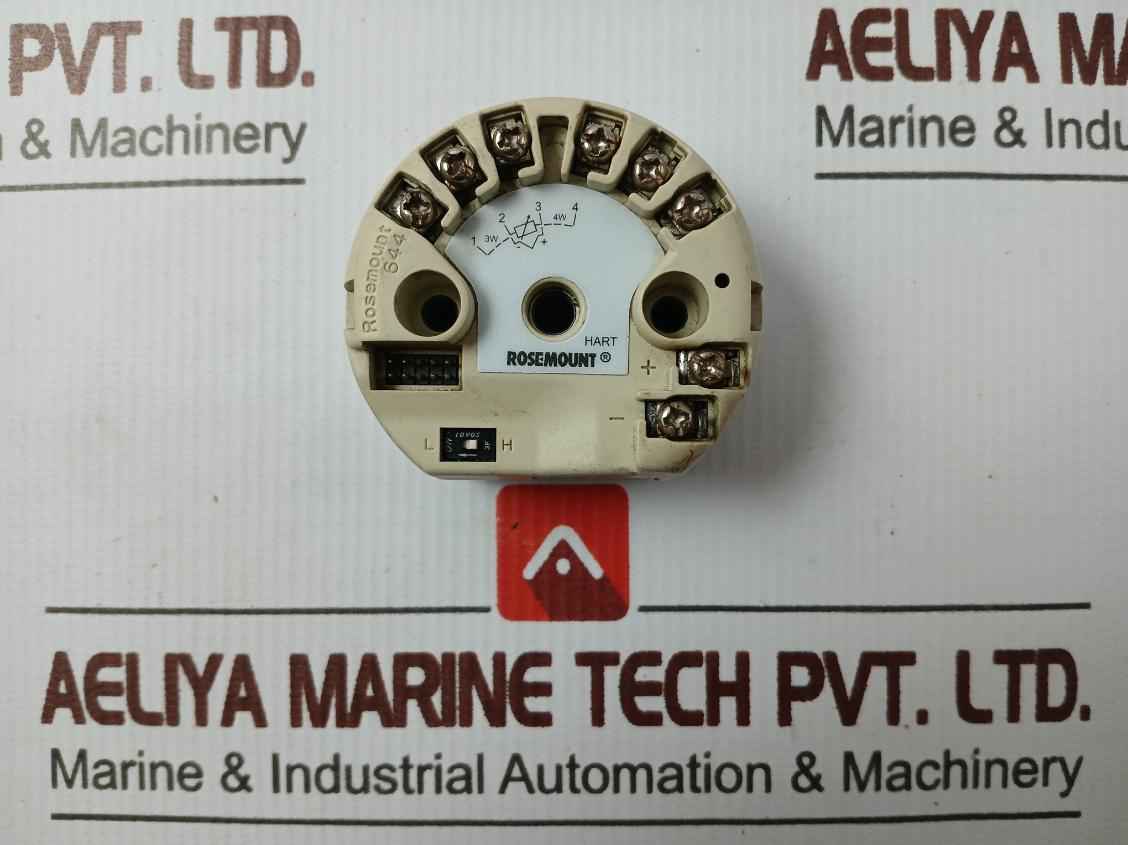 Rosemount 644Hanaj6M5C4Q4 Temperature Transmitter Head 4-20Ma 12-42.4Vdc