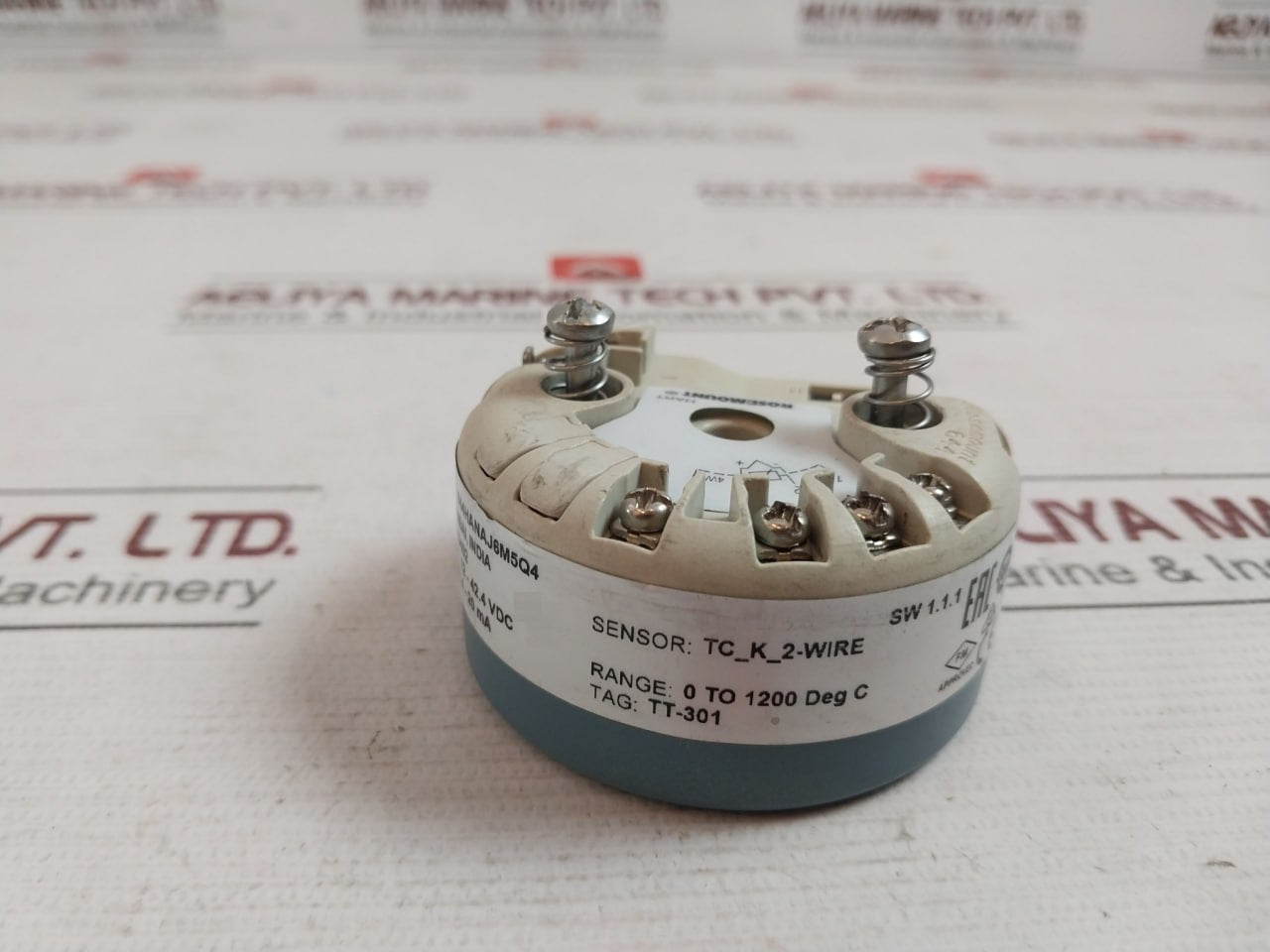 Rosemount 644Hanaj6M5Q4 Temperature Transmitter 00644-7600-0003 12-42.4Vdc